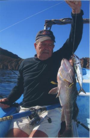 Reginald Rodman ’57 sent in this photo of a recent fishing trip in Baja with a note: “I learned these skills at Marlboro—Advanced Angling 202. Can’t remember the professor, circa 1955.”