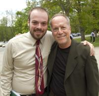 Ian McCamant '12 with his dad, Kevin McCamant '77, at commencement