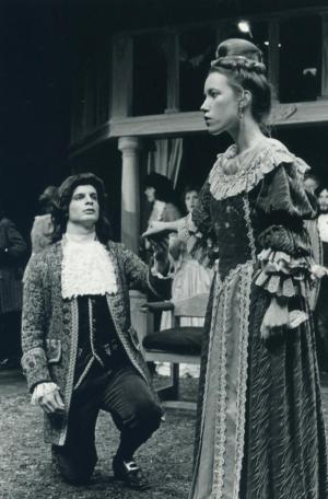 The 1983 production of Dido and Aeneas was one of the more ambitious projects taken on by Paul and his students, including Christopher Allen ’85 and Lynn Guala McDonnell ’86.  