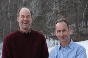 Chemistry professor Todd Smith hosted NPR correspondent Jason Beaubien in April. 