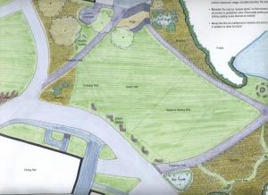 The landscape plans for “the meadows” were drafted with substantial feedback and support from the college community. 