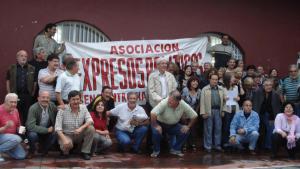 Rebekah (near center) with former political prisoners in Córdoba, Argentina. Photo courtesy of Rebekah Park