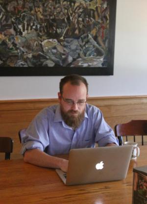 Math professor Matt Ollis participates in November’s Cultivating a Daily Practice class, in which he methodically conducted math research five times a week and tracked his progress using a point system. “I’m very happy with how it played out,” Matt says.