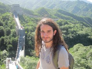 Chad Daniels explores the Great Wall. Photo by Chad Daniels