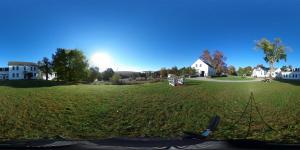 Mather, admissions, and the dining hall take on a disorienting arrangement in this 360-degree photo by Caleb Clark, part of Marlboro’s Google Expeditions college tour. 