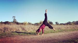 “At Marlboro I became a person who dances and creates dances guided by how it feels, not only how it looks,” says Hannah Ruth Brothers ’14, rehearsing for a solo dance at a park near her house in Santa Barbara, California.