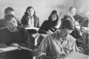 A Marlboro classroom in the 1960s. Photo from archives 